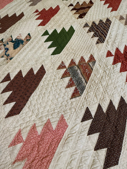 Lost Ships Early Quilt with Stunning Border