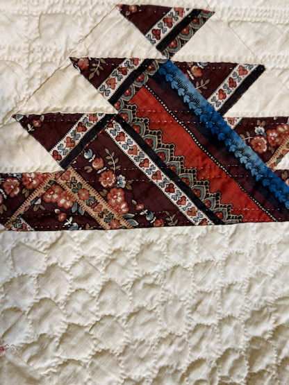 Lost Ships Early Quilt with Stunning Border