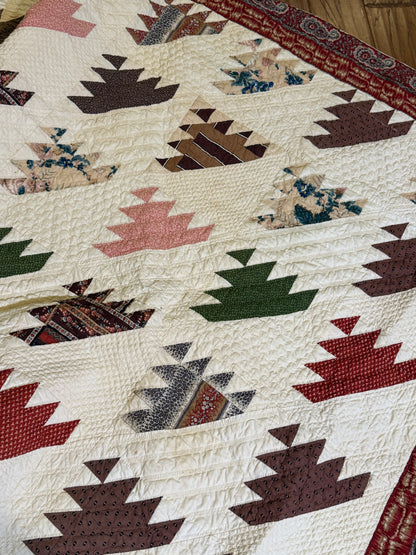 Lost Ships Early Quilt with Stunning Border