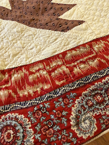 Lost Ships Early Quilt with Stunning Border