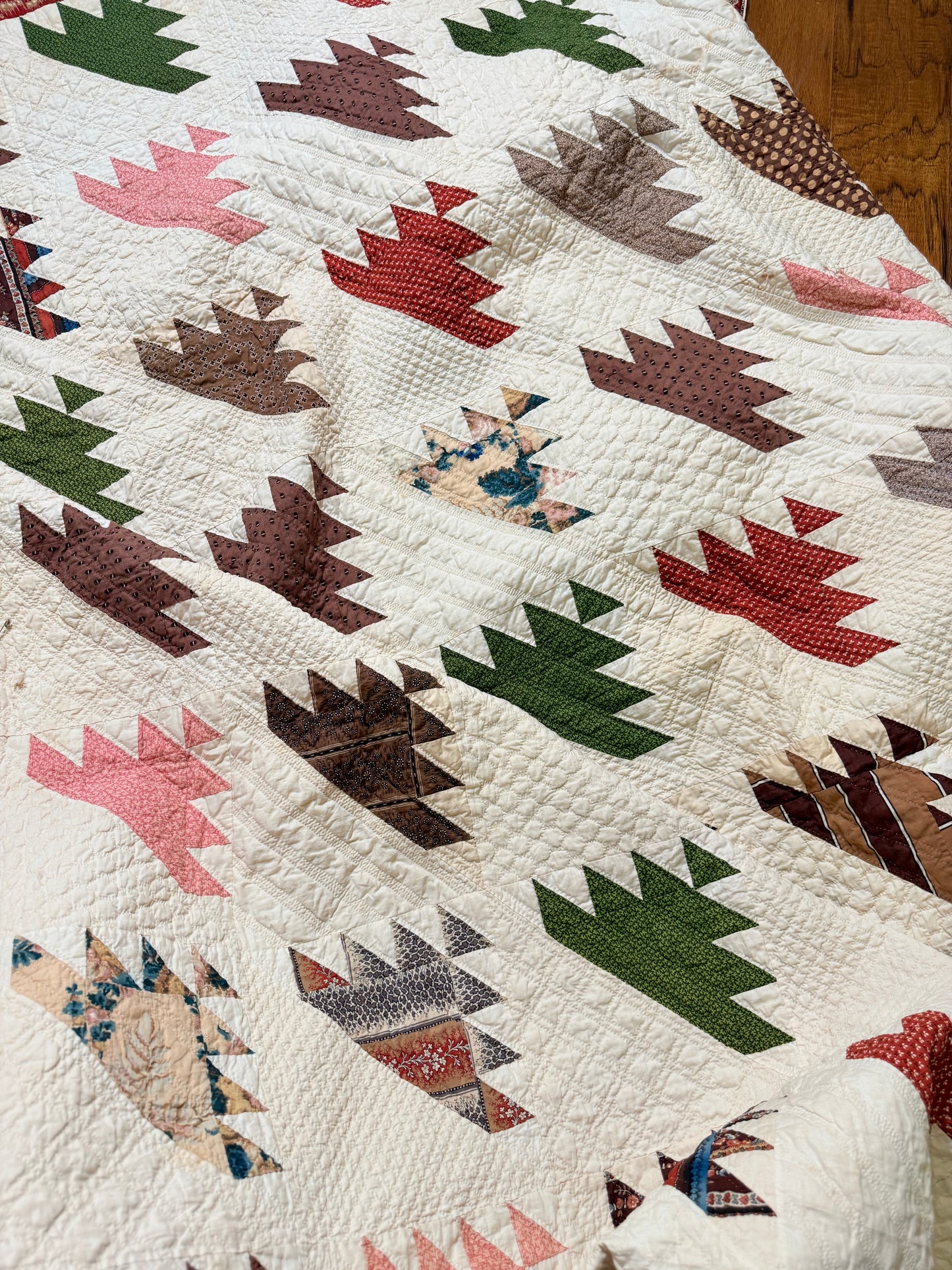Lost Ships Early Quilt with Stunning Border