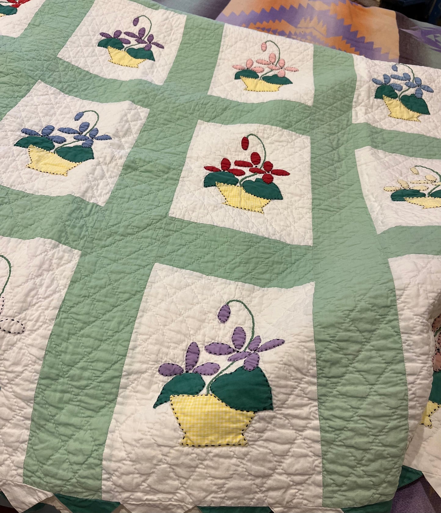 Flower Basket Sampler Quilt