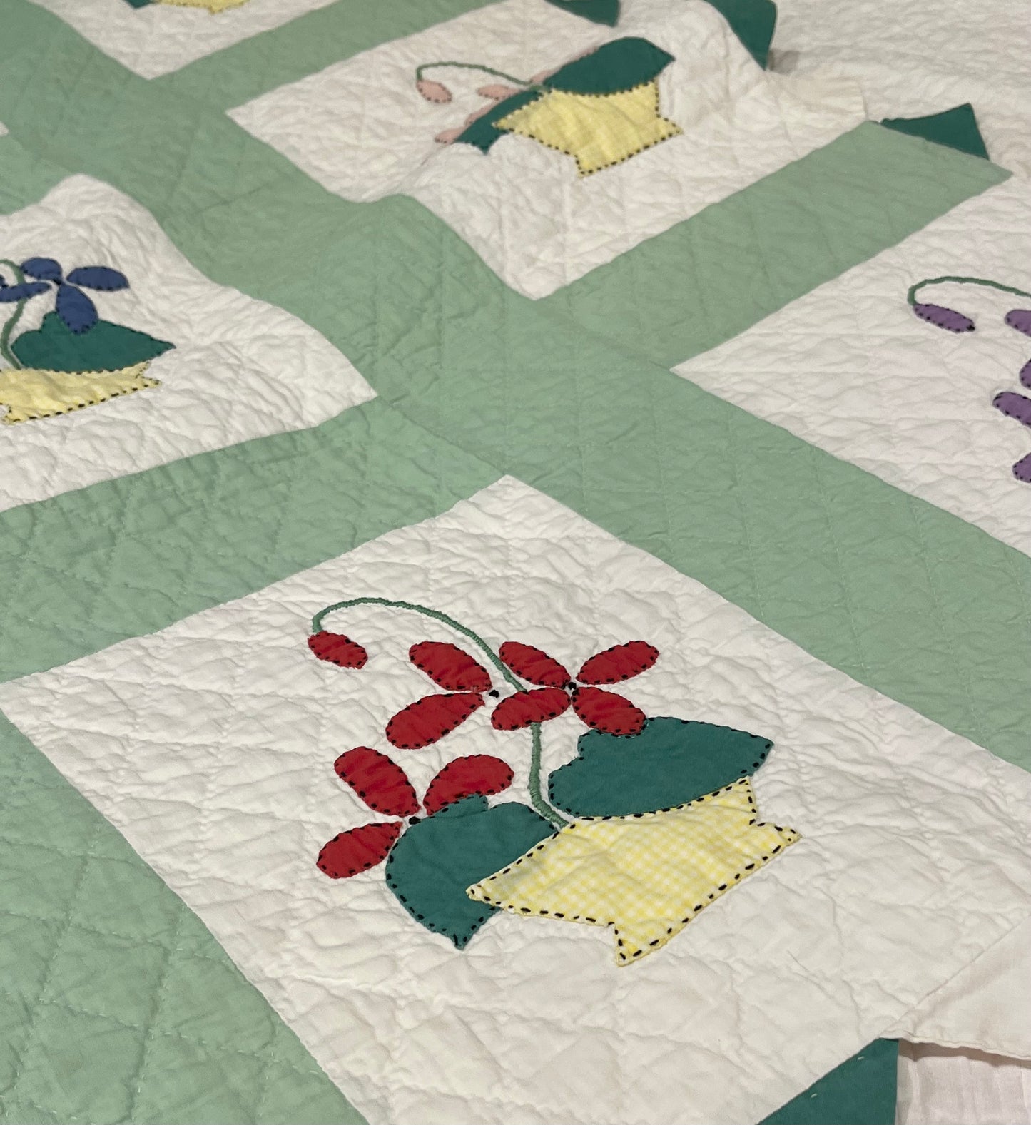Flower Basket Sampler Quilt