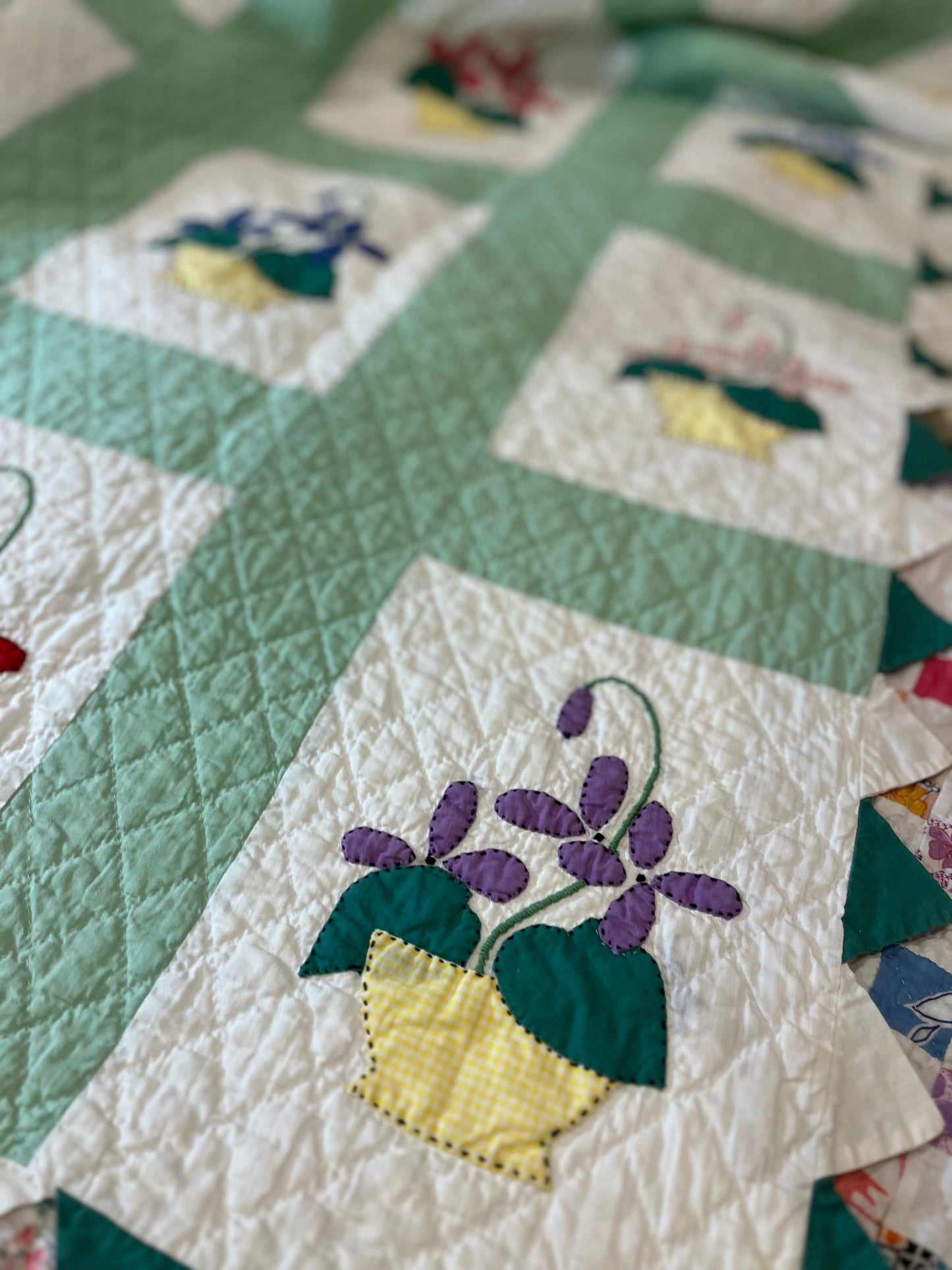 Flower Basket Sampler Quilt