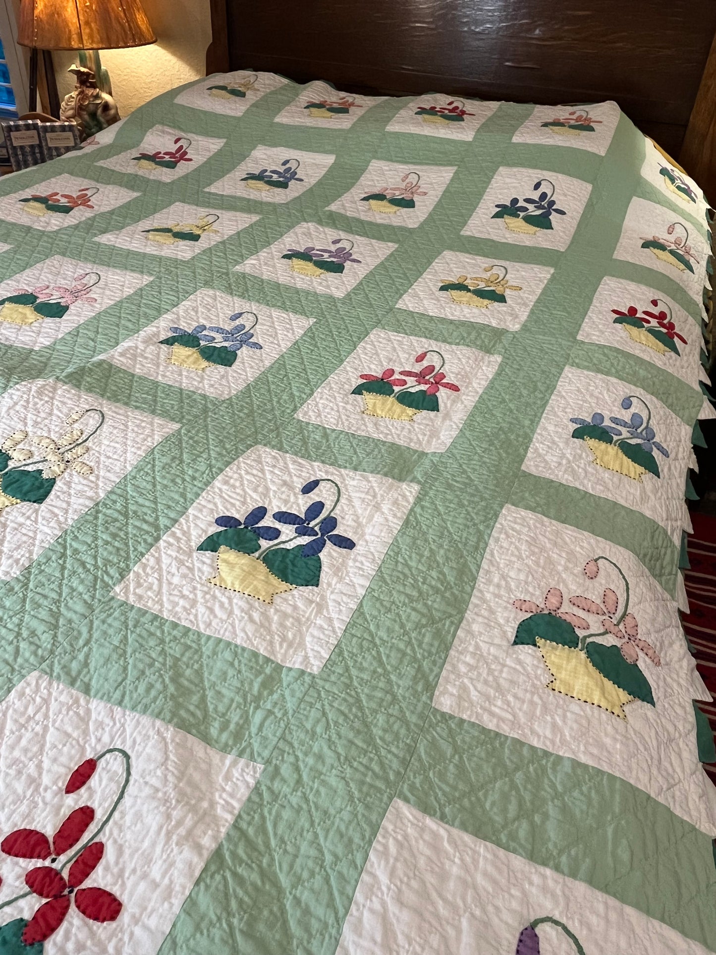 Flower Basket Sampler Quilt