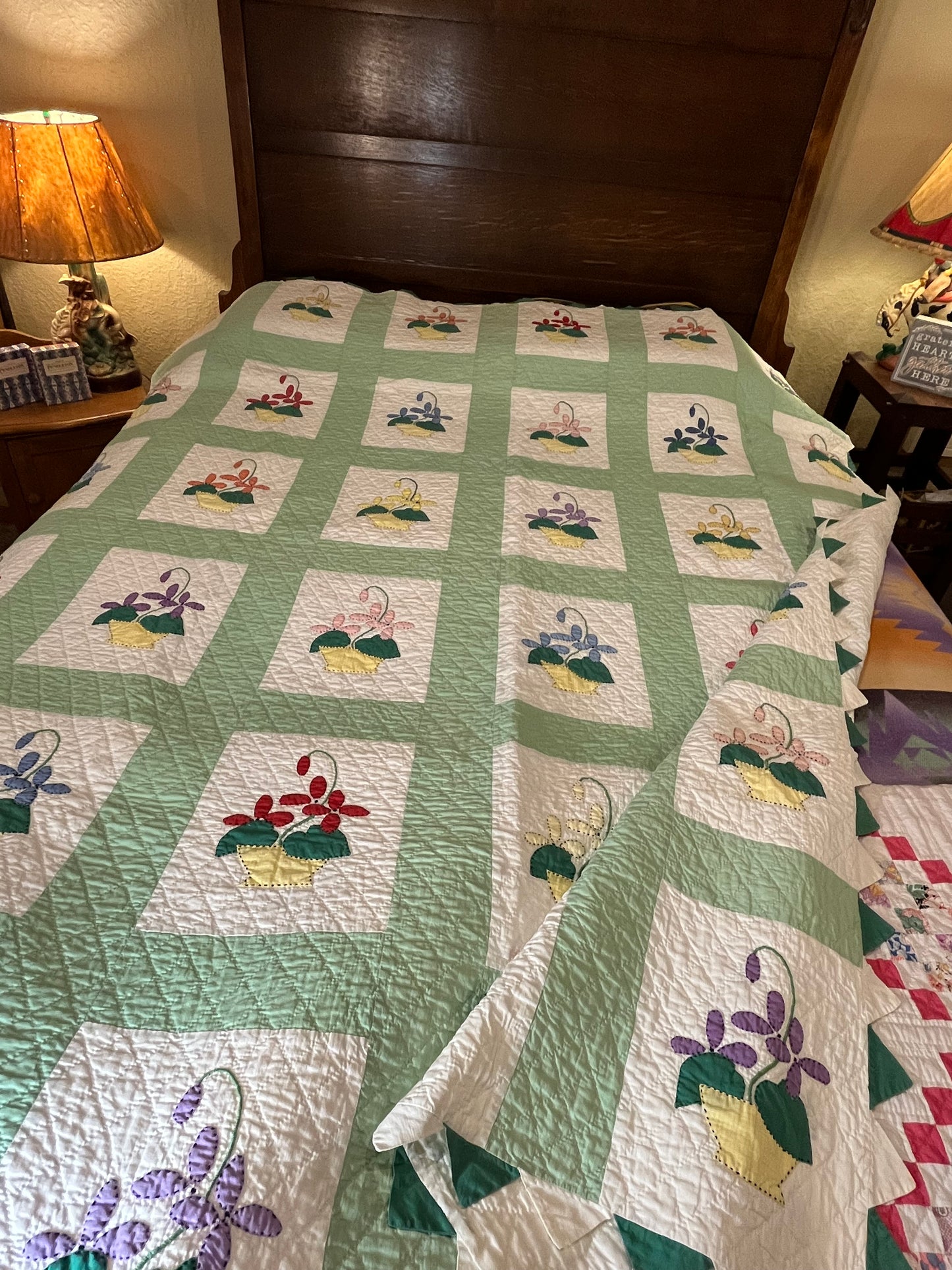 Flower Basket Sampler Quilt