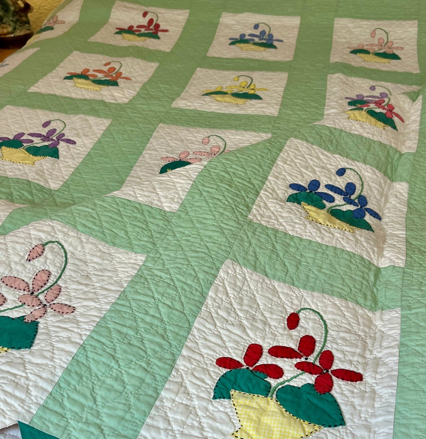 Flower Basket Sampler Quilt