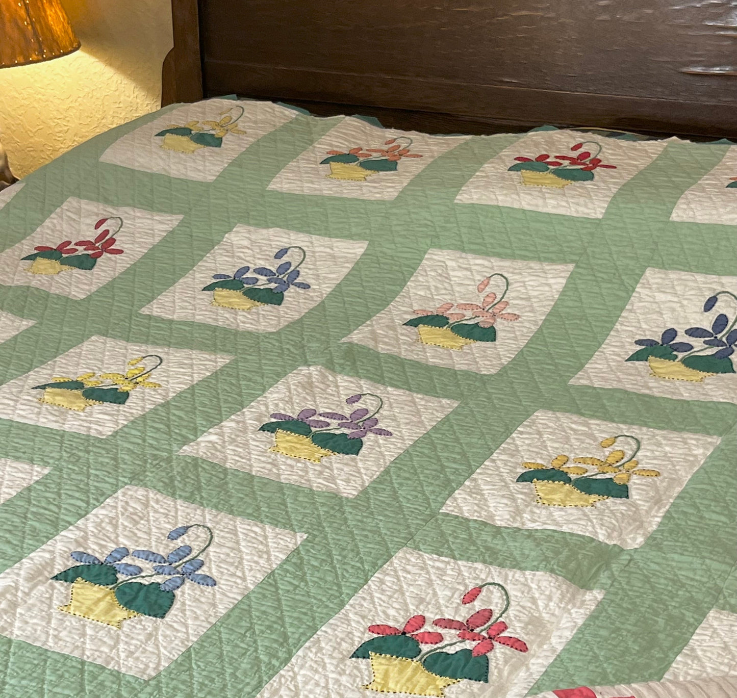 Flower Basket Sampler Quilt