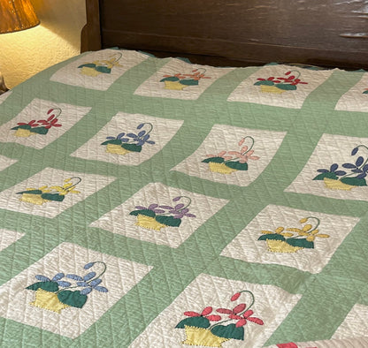 Flower Basket Sampler Quilt