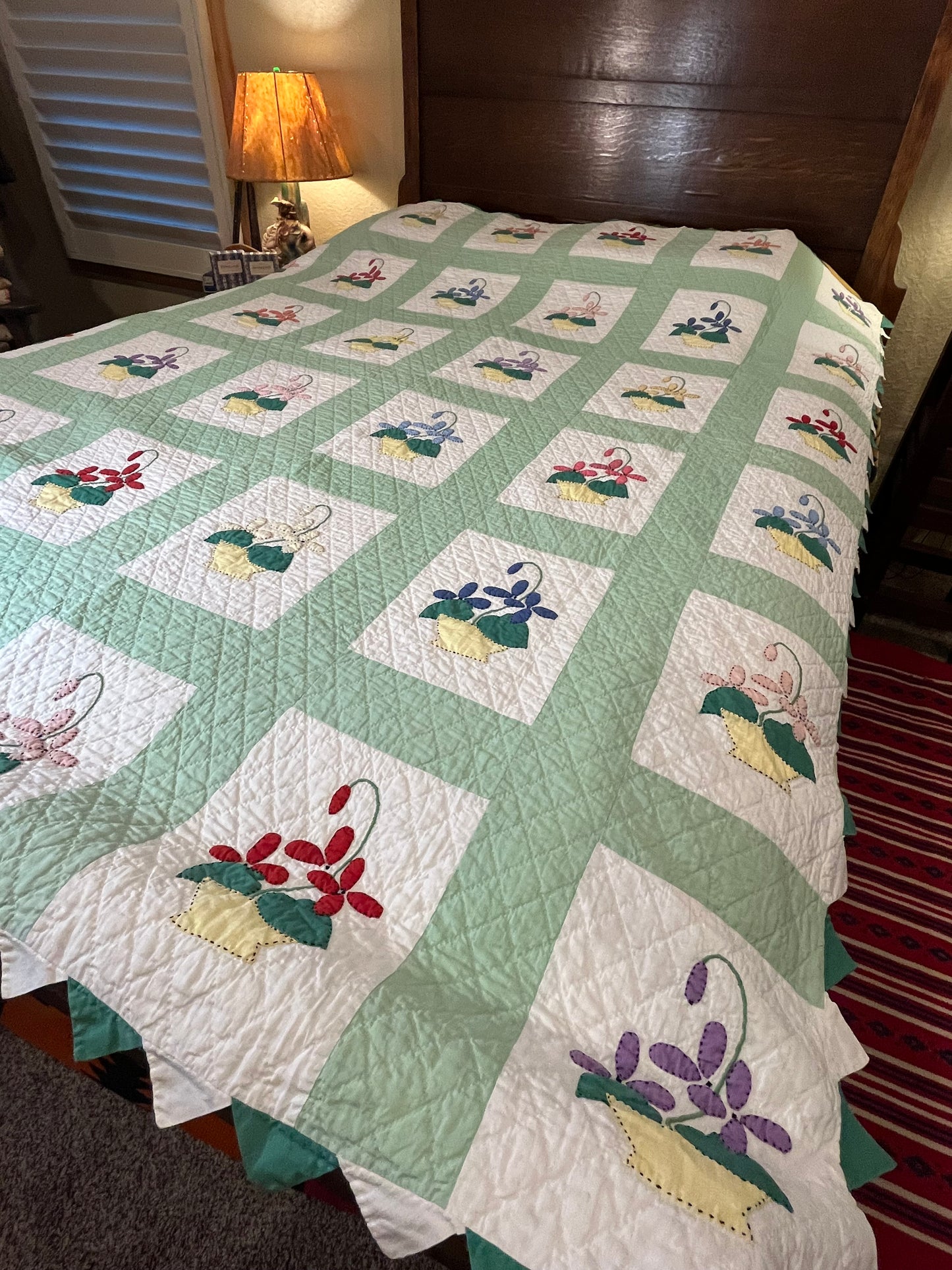 Flower Basket Sampler Quilt