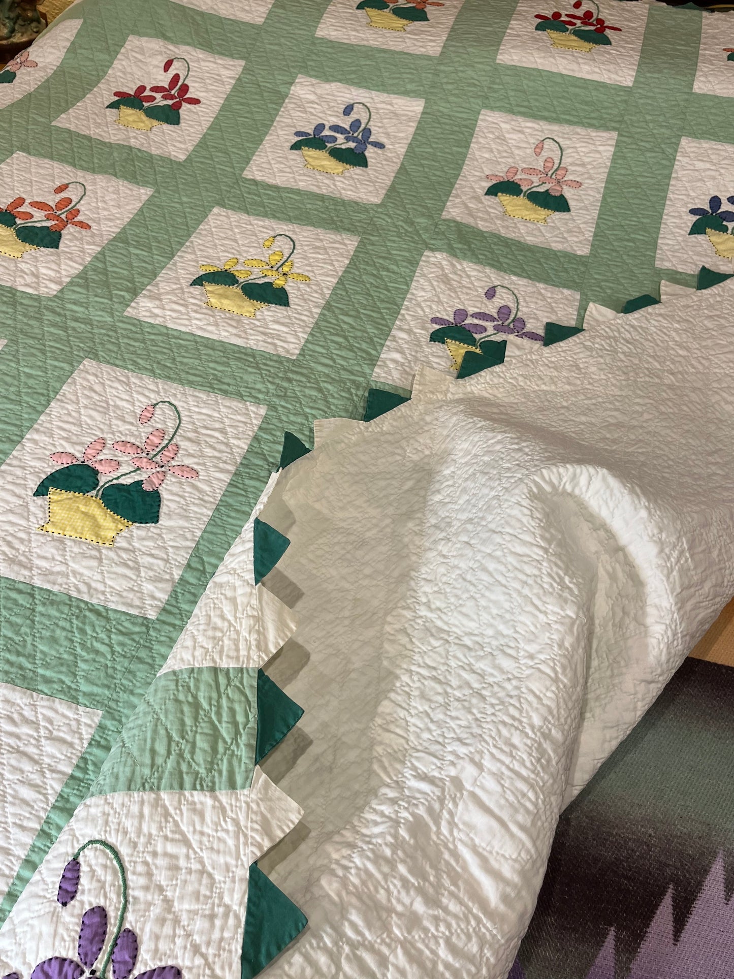Flower Basket Sampler Quilt