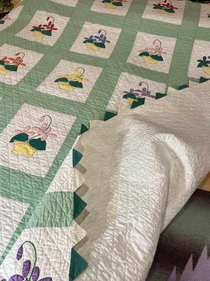 Flower Basket Sampler Quilt