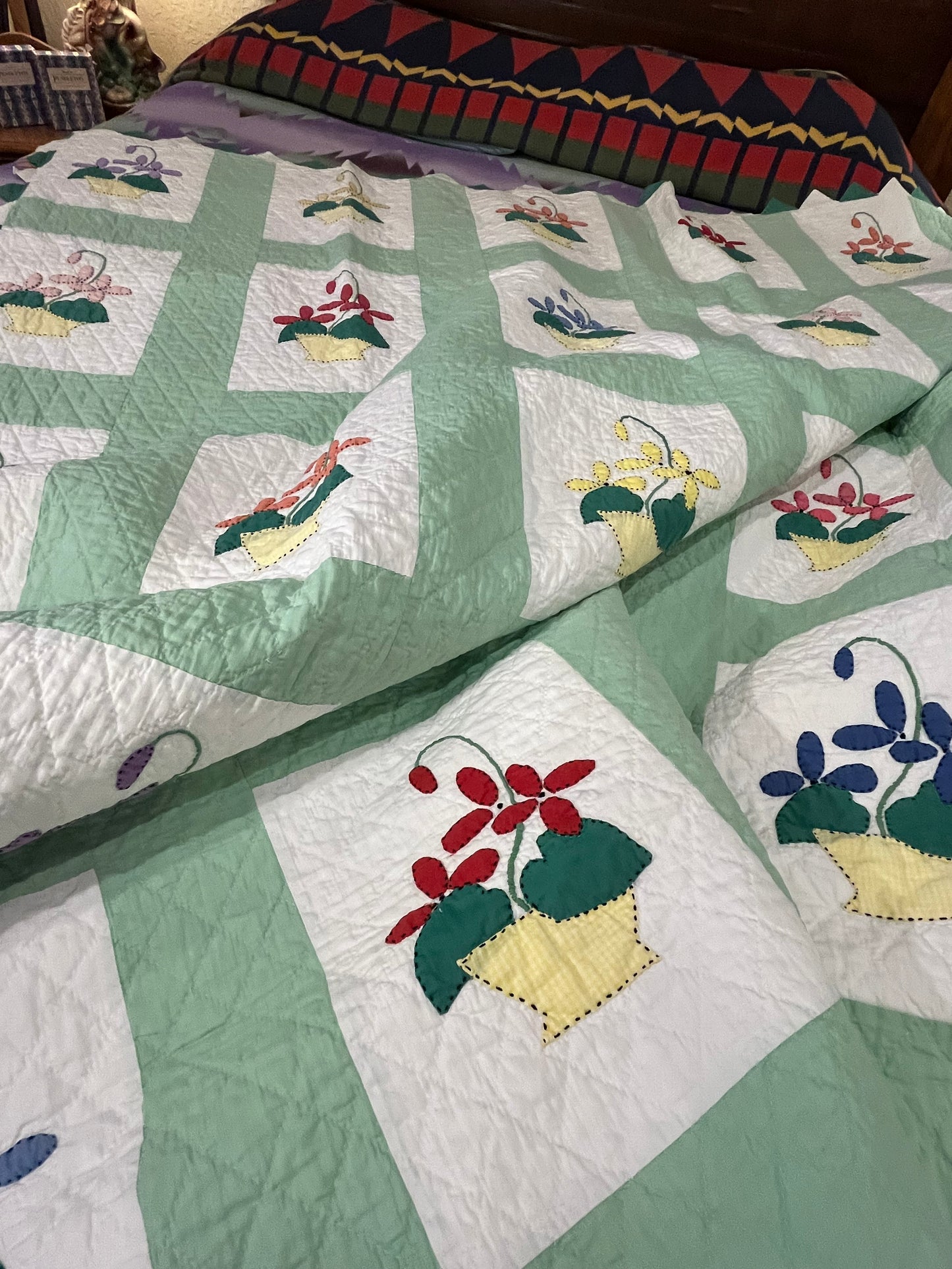 Flower Basket Sampler Quilt