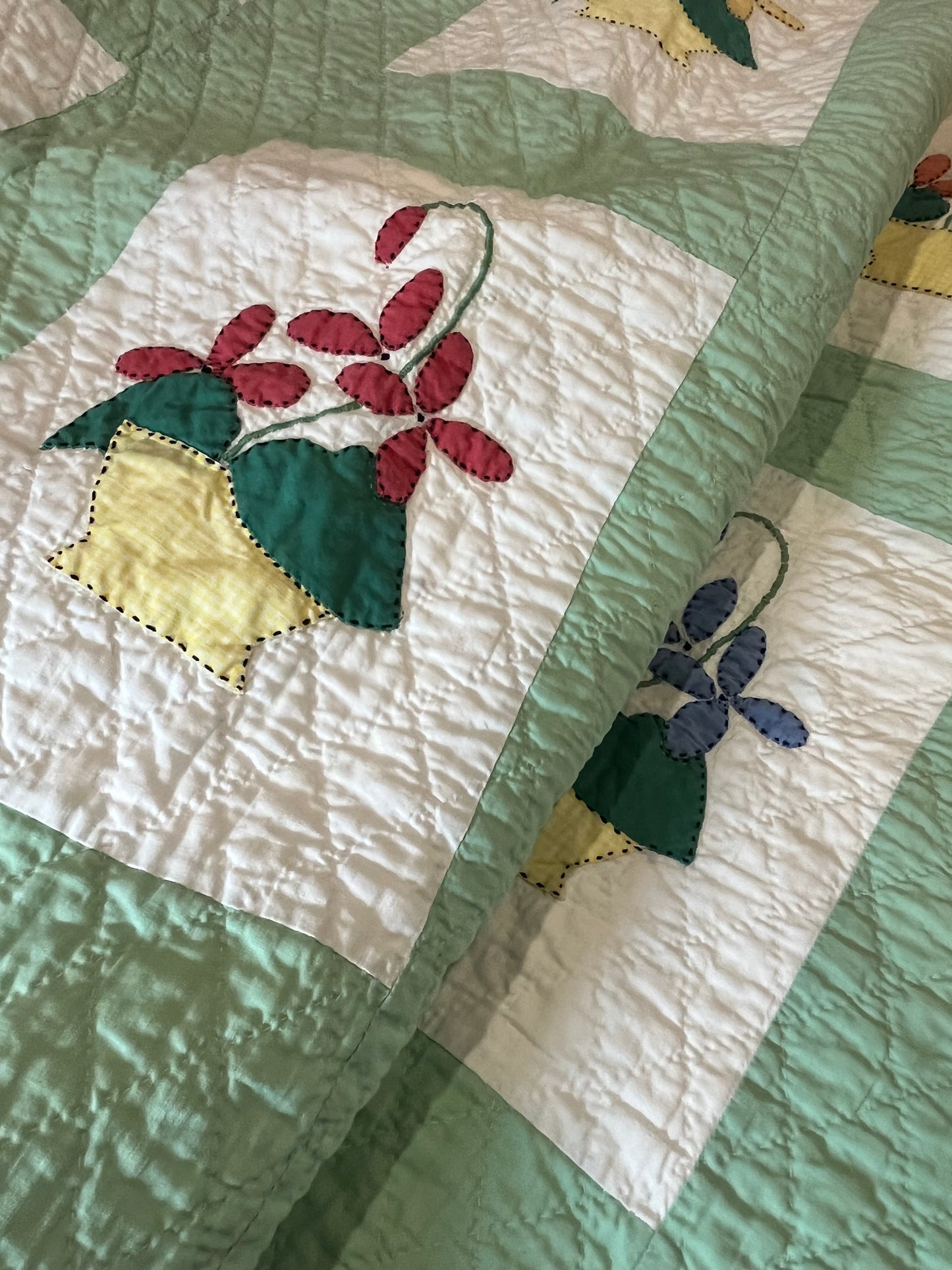 Flower Basket Sampler Quilt