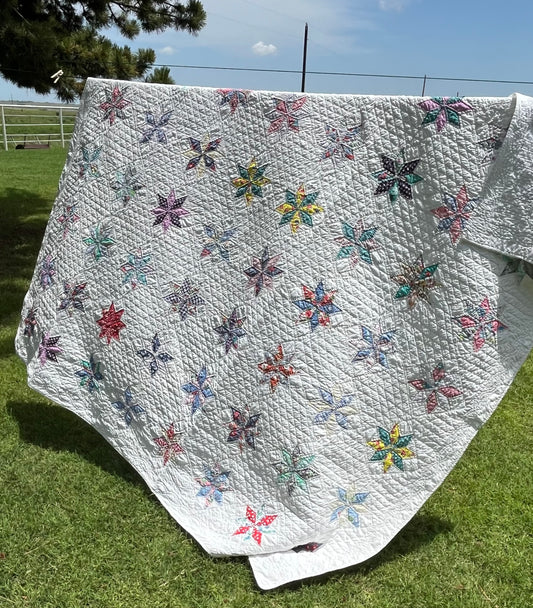 8 Point LeMoyne Stars Quilt