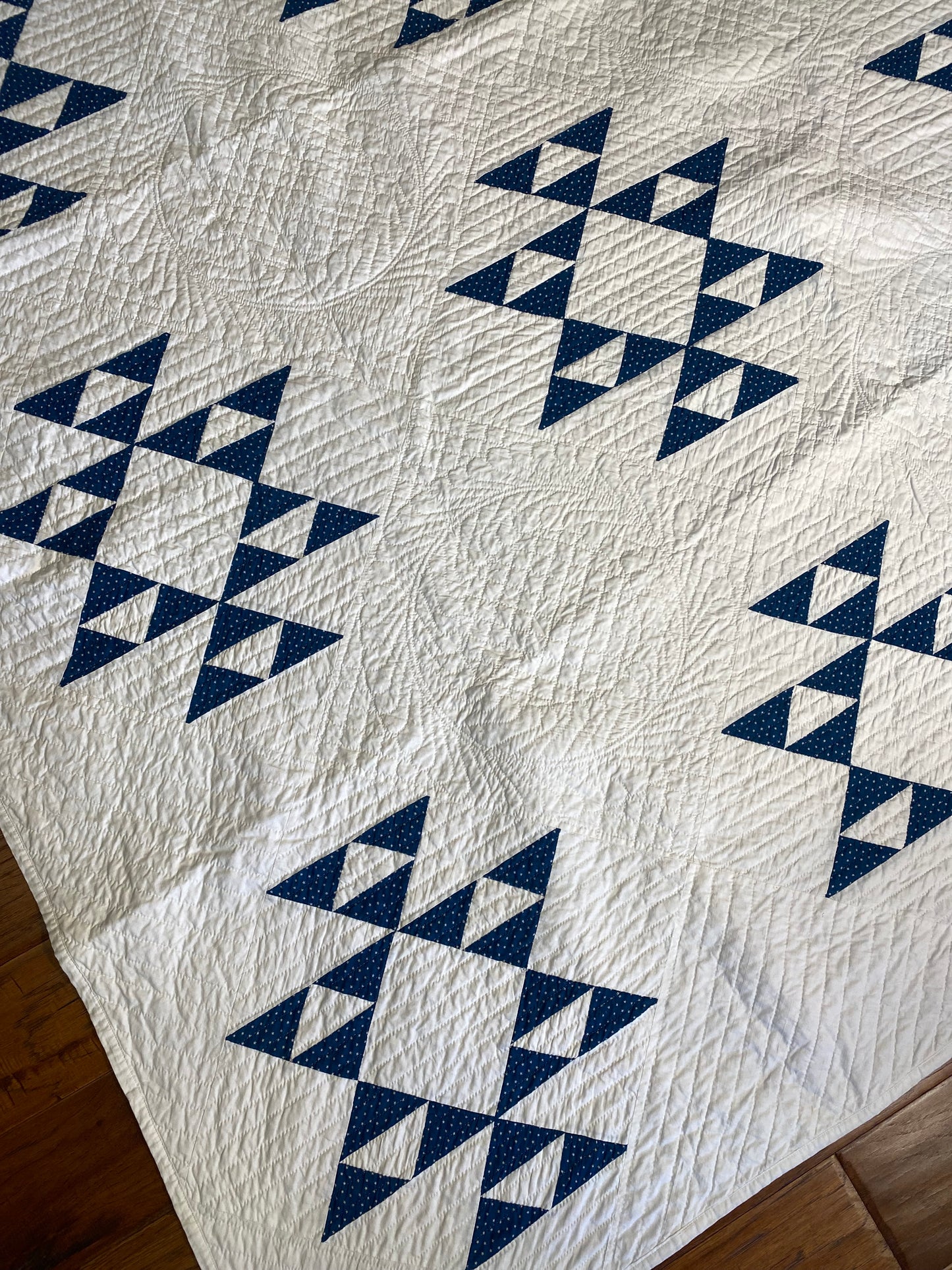 Indigo The Harrison Quilt. SOLD