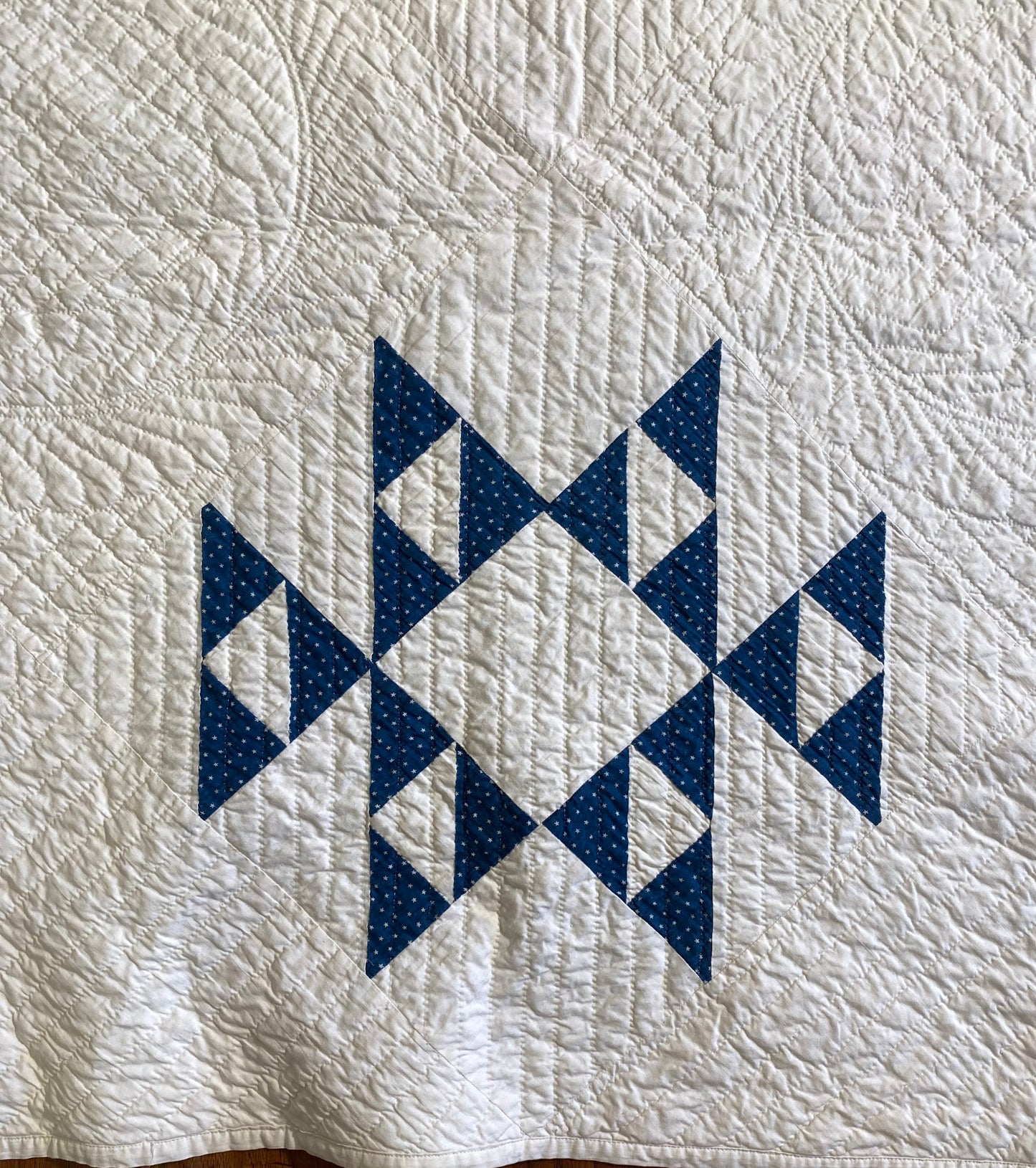 Indigo The Harrison Quilt. SOLD