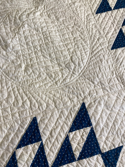 Indigo The Harrison Quilt. SOLD