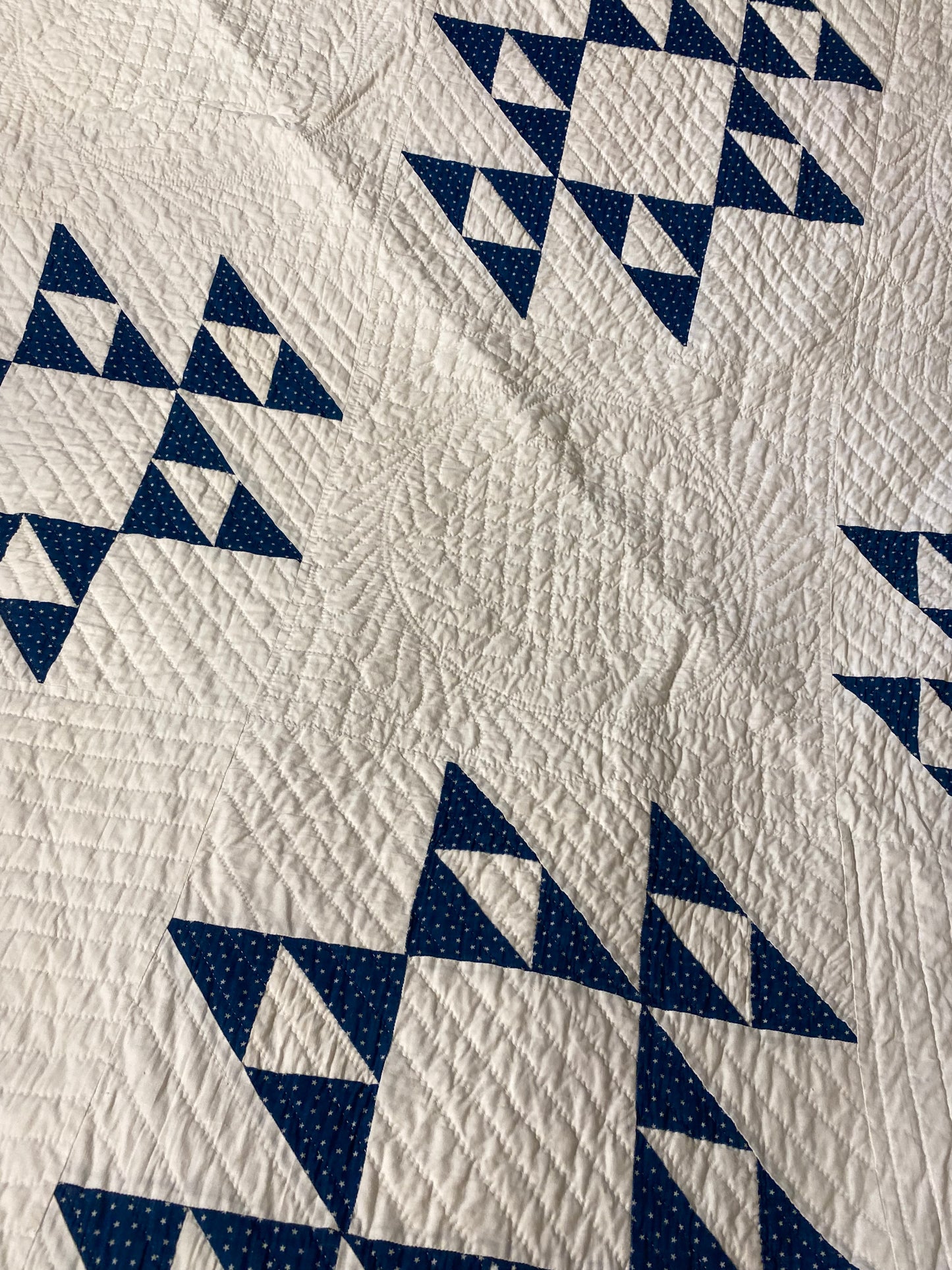 Indigo The Harrison Quilt. SOLD