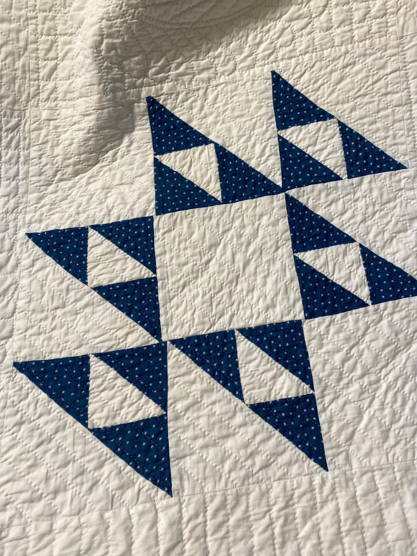 Indigo The Harrison Quilt. SOLD