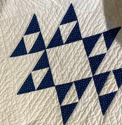 Indigo The Harrison Quilt. SOLD