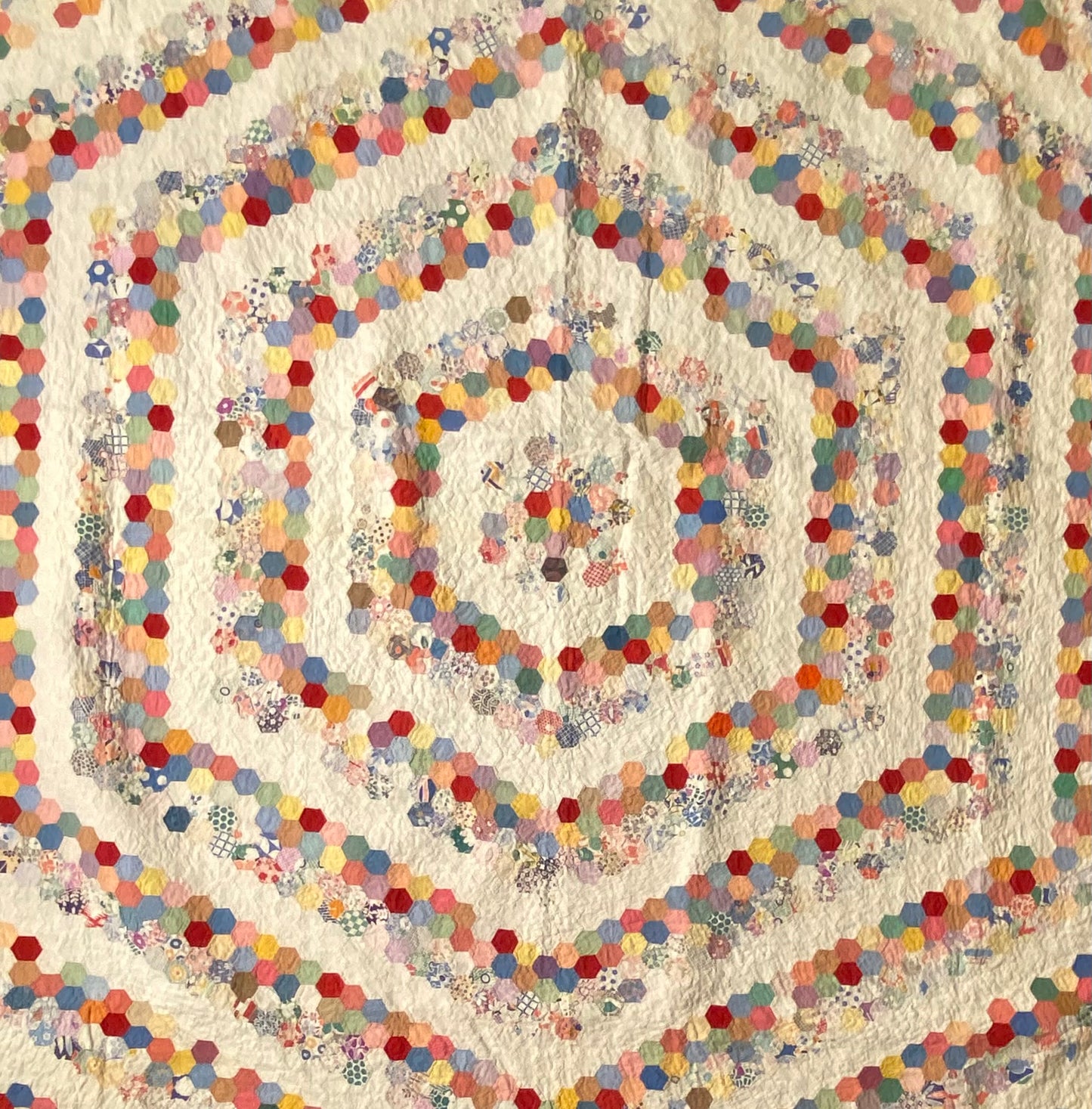 Mini Hexagons Around the World Quilt