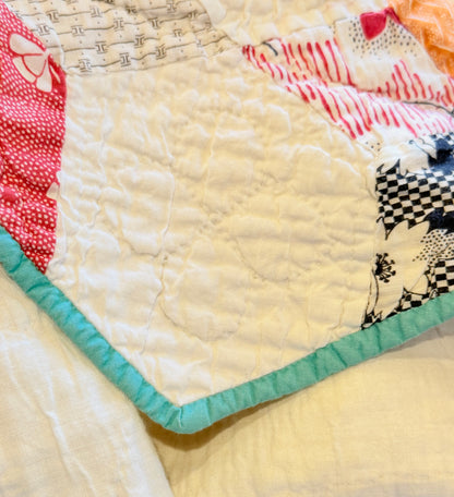 Six Point Touching Stars Quilt