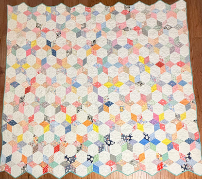 Six Point Touching Stars Quilt