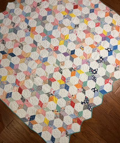 Six Point Touching Stars Quilt