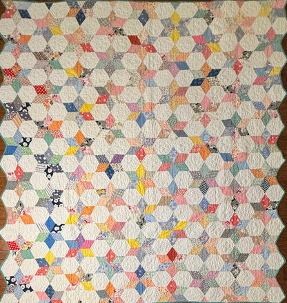 Six Point Touching Stars Quilt