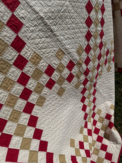 Patchwork of Blocks and Chain Quilt