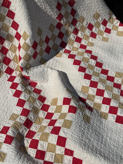 Patchwork of Blocks and Chain Quilt
