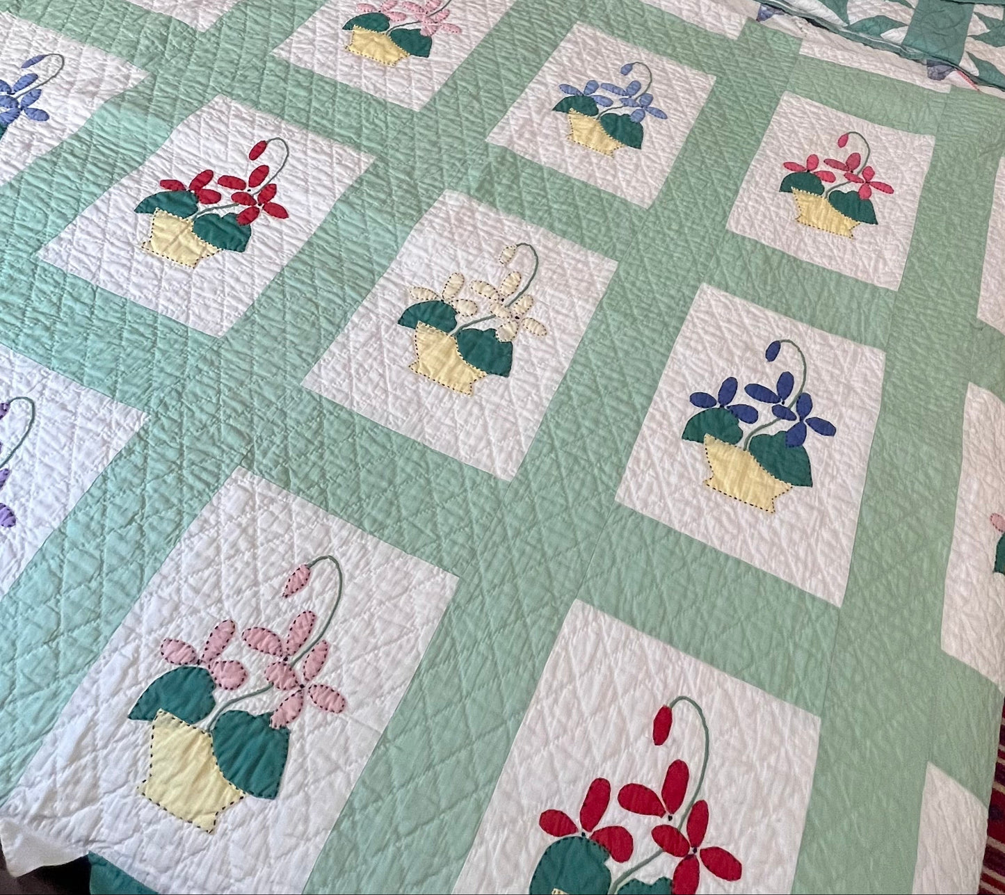 Flower Basket Sampler Quilt