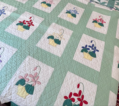 Flower Basket Sampler Quilt