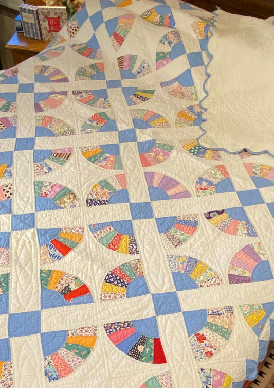 Fan Quilt with Cone Border SOLD