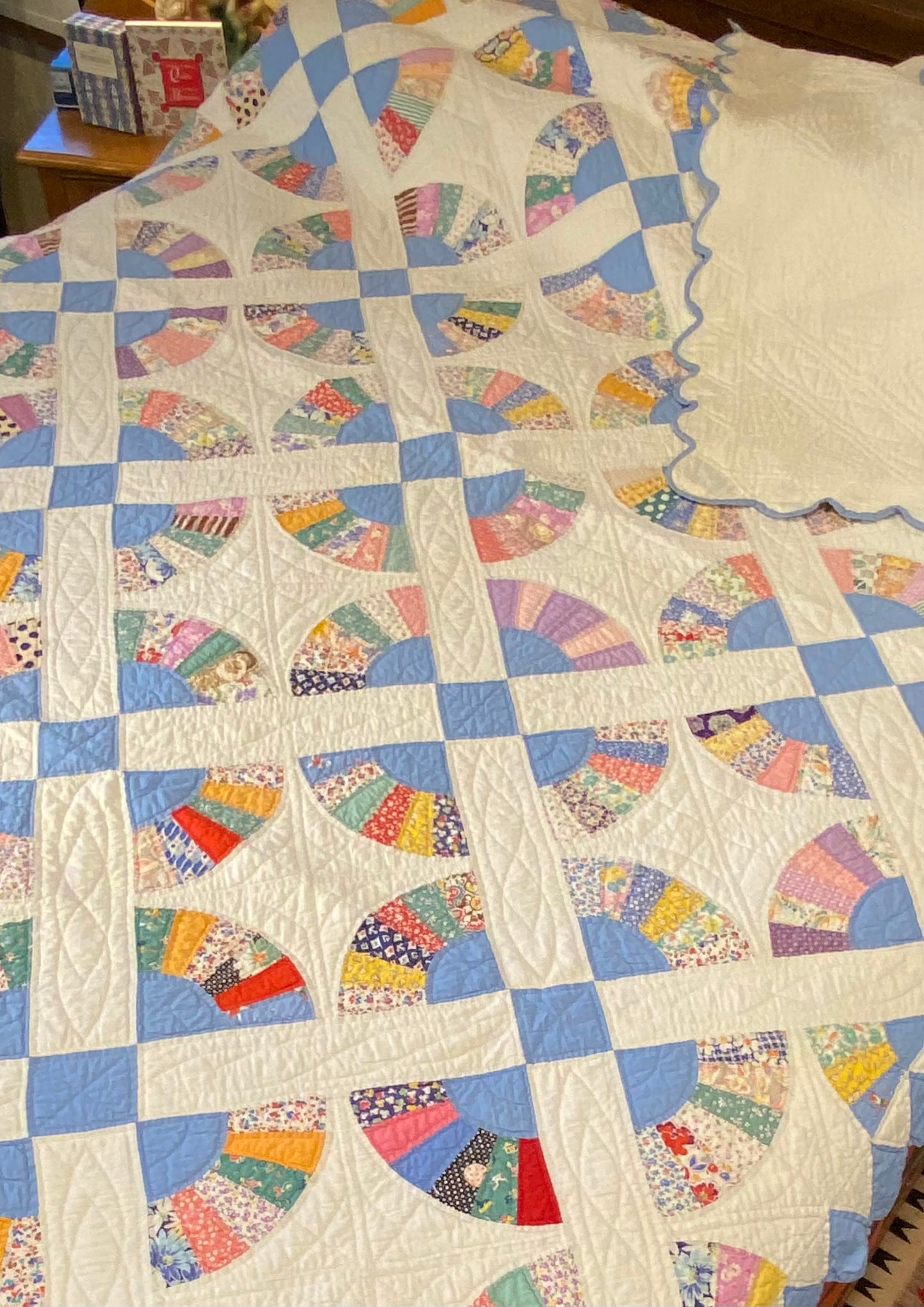 Fan Quilt with Cone Border SOLD