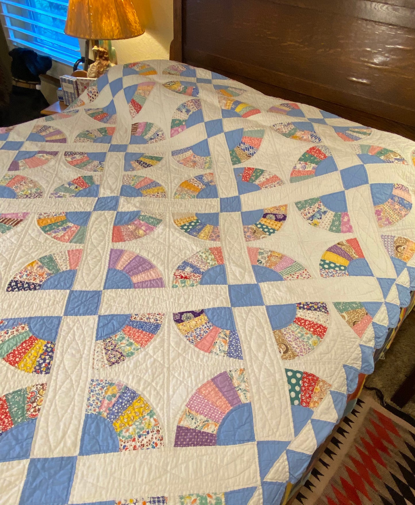 Fan Quilt with Cone Border SOLD