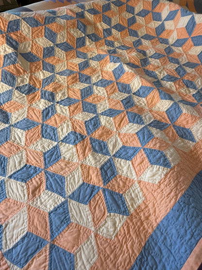 Tumbling Baby Blocks Crib Quilt