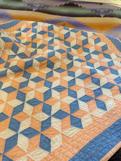 Tumbling Baby Blocks Crib Quilt