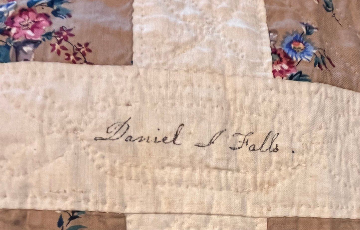Early 1853 New York Signature Album Quilt