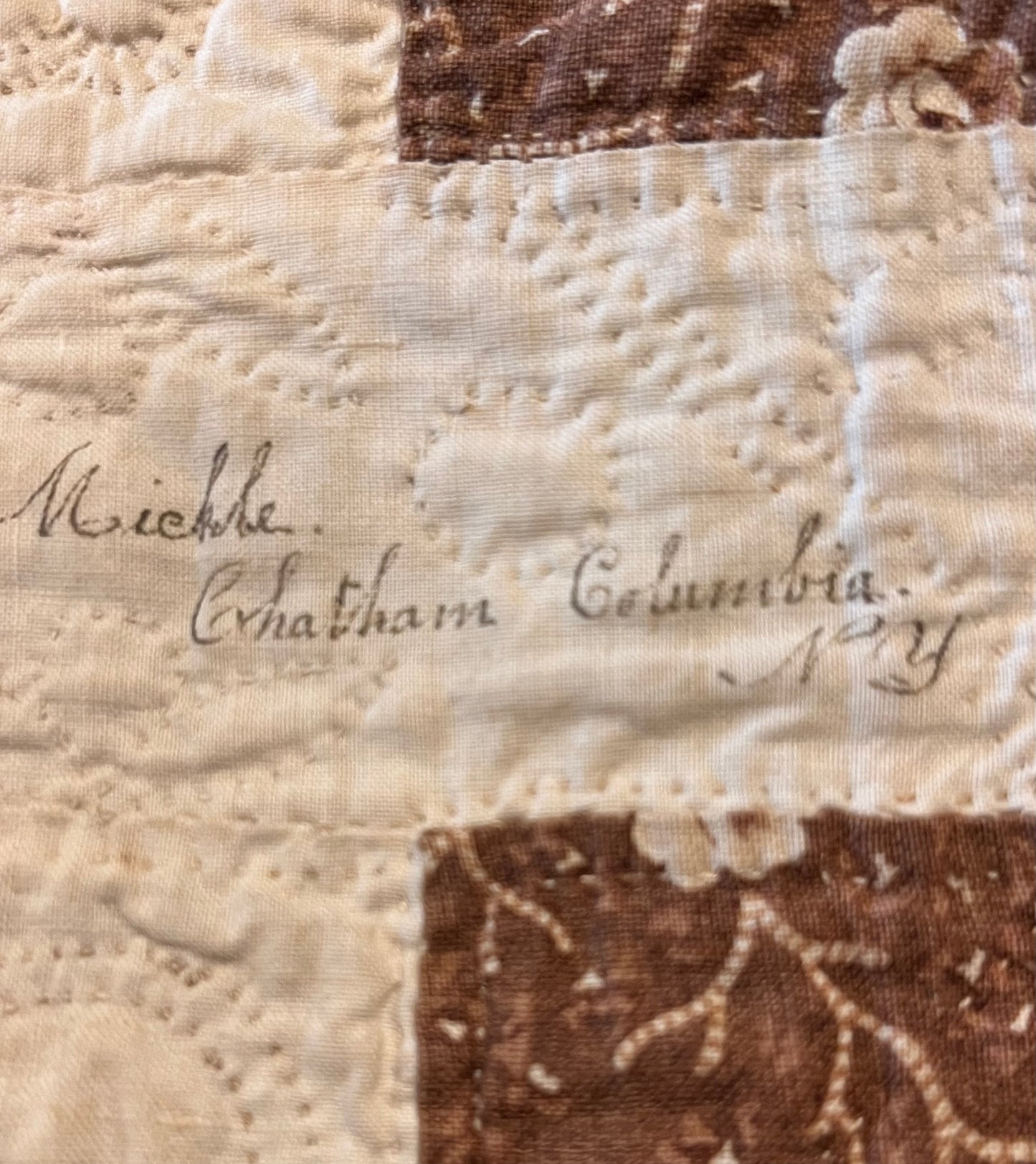 Early 1853 New York Signature Album Quilt