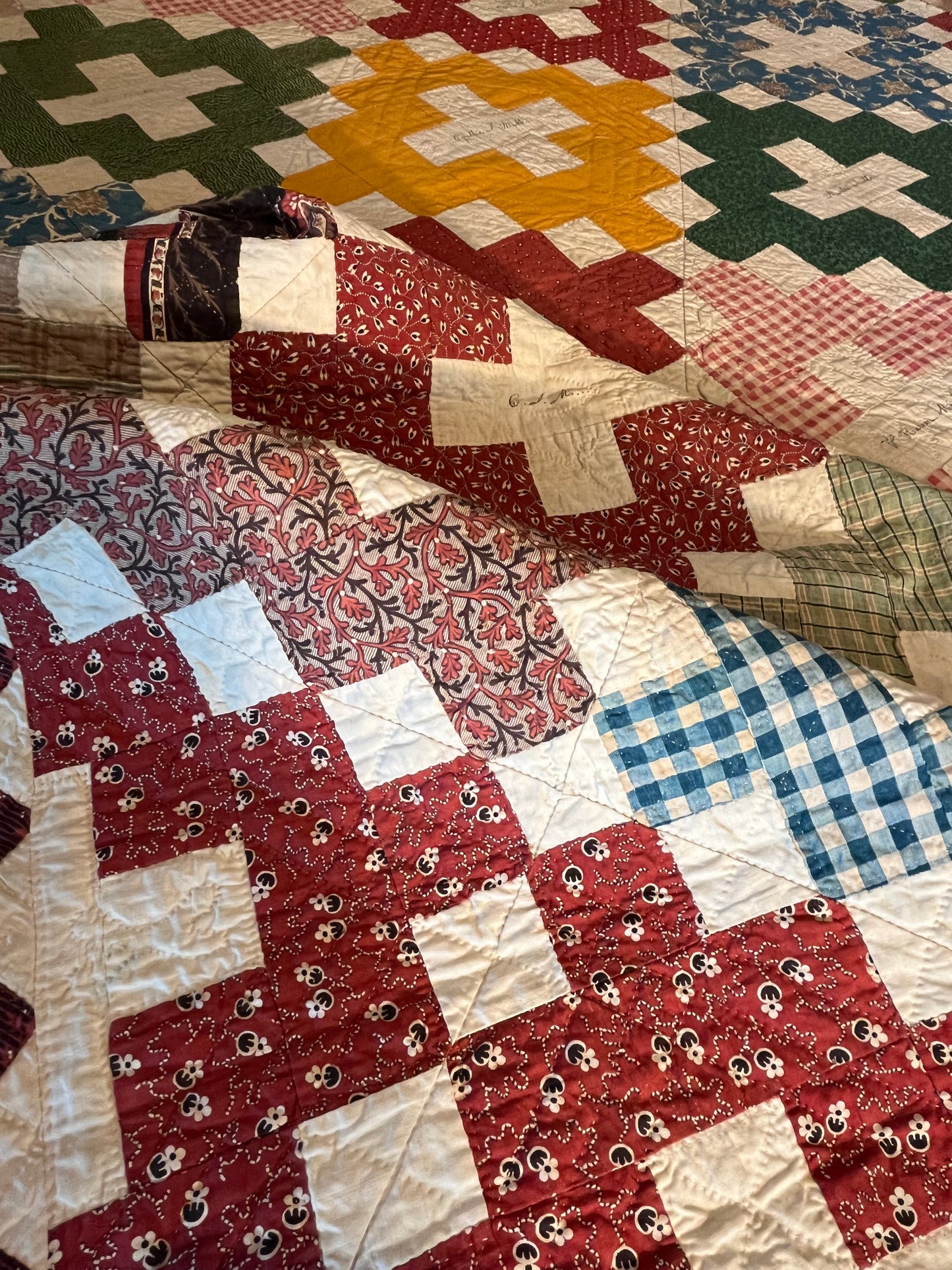 Early 1853 New York Signature Album Quilt
