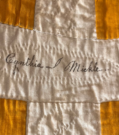 Early 1853 New York Signature Album Quilt