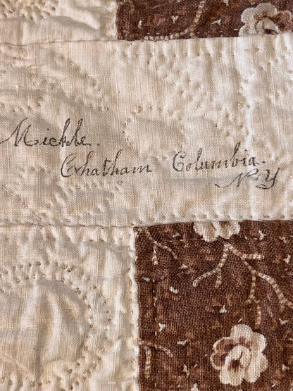 Early 1853 New York Signature Album Quilt