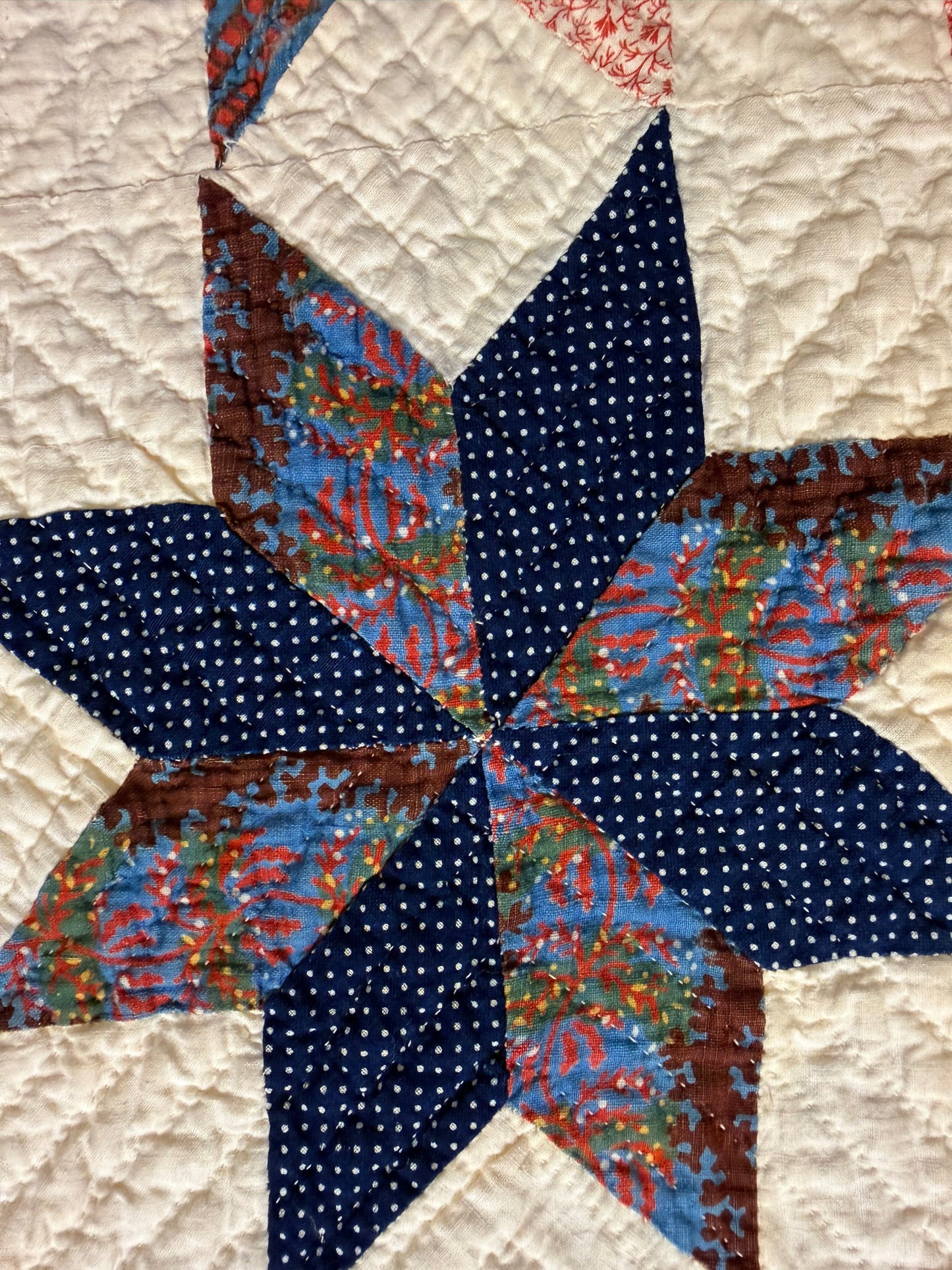 Early Circa 1840’s Incredible Variable Stars Quilt