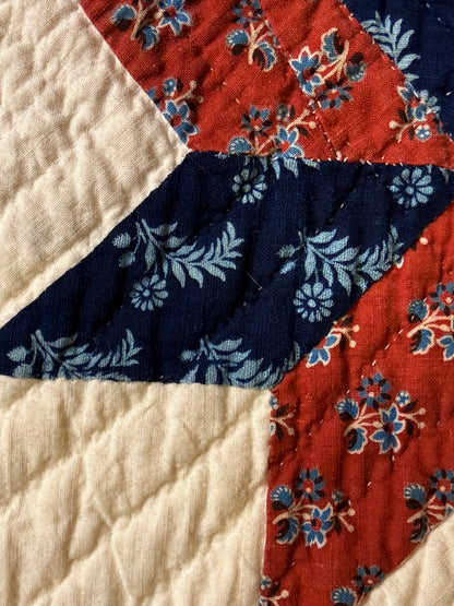 Early Circa 1840’s Incredible Variable Stars Quilt