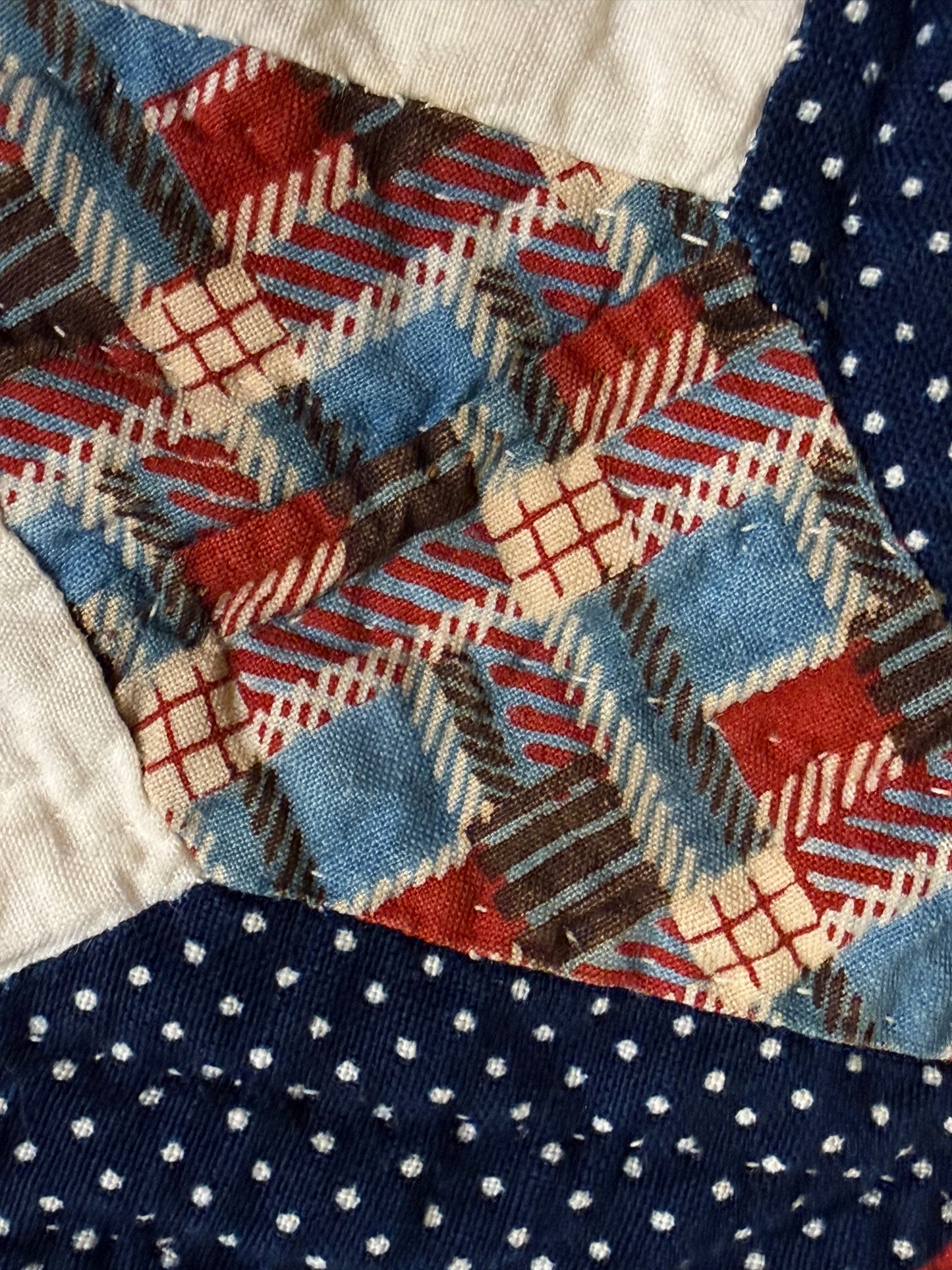 Early Circa 1840’s Incredible Variable Stars Quilt