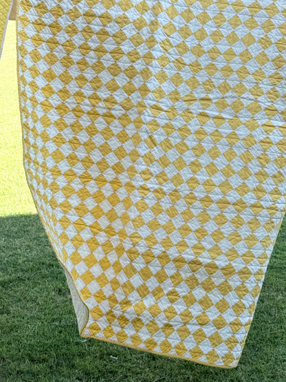 One Patch Patchwork Quilt