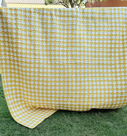 One Patch Patchwork Quilt