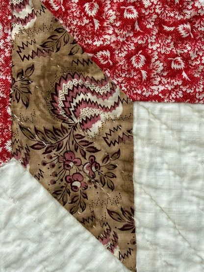 Early Circa 1840’s Incredible Variable Stars Quilt